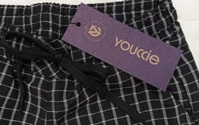 Bermuda alfaiataria youccie xadrez preto