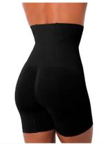 Bermuda Alta Model. Costura Microfibra Confortável DeMillus COD. 094019 *TAM EG PRETA