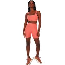 Bermuda Alto Giro Barra Feminina