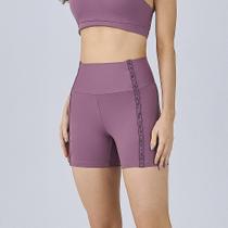 Bermuda Alto Giro Elástico Personalizado PR26 Roxo Malva