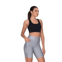 Bermuda Amei Sport Basic com Bolso - Chumbo