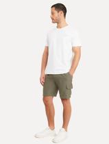 Bermuda Aramis Masculina Relax Cargo Color Verde Militar