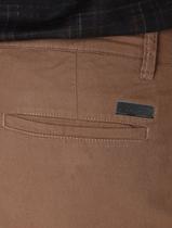 Bermuda Aramis Masculina Sarja Chino Cós Chambray Caqui