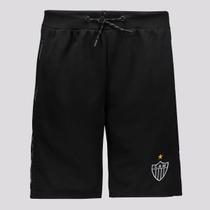 Bermuda Atlético Mineiro Moletom Champion Preta