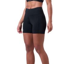 Bermuda Authen Feminino Sprint Ginga 3 Bolsos 14cm Preto