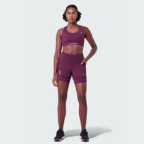 Bermuda Authen Grit Bossa 15cm - feminino - vinho