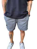 Bermuda banks tactel curto cargo - chumbo