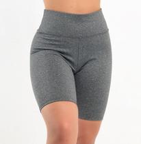 Bermuda Básica Ciclista Fitness em Suplex Cintura Alta