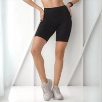 Bermuda Basica Feminina Sem Costura Fitness Selene Academia