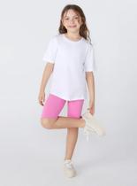 Bermuda Básica Infantil Menina Ciclista - Rosa - Hering