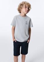 Bermuda Básica Infantil Menino Em Sarja