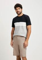 Bermuda Básica Masculina Cargo Em Sarja