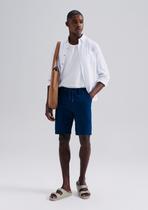 Bermuda Básica Masculina Em Sarja Com Elastano Bermuda Básica Masculina Em Sarja Com Elastano