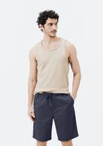 Bermuda Básica Masculina Reta Em Sarja