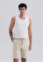 Bermuda Básica Masculina Reta Em Sarja