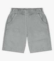 Bermuda Básica Menino Rovi Kids Cinza Bermuda Básica Menino Rovi Kids Cinza