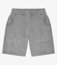 Bermuda Básica Menino Rovi Kids Cinza Bermuda Básica Menino Rovi Kids Cinza