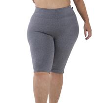 Bermuda Básica Plus Size Ciclista Cintura Alta - ASHYC