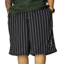 Bermuda Basquete M10 Classic Listrada Aero-Dry Preto Cor:PretoTamanho:M