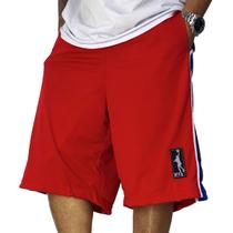 Bermuda Basquete M10 Vintage Stars Vermelho Cor:VermelhoTamanho:G