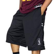Bermuda Basquete Plus Size M10 Action Stick Aero-Dry Preto Cor:PretoTamanho:G2 Bermuda Basquete Plus Size M10 Action Stick Aero-Dry Preto Cor:PretoTamanho:G2