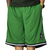 Bermuda Basquete Plus Size M10 Fire T Verde Cor:VerdeTamanho:G3
