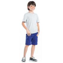Bermuda Bento Fábula Martim de Sarja Azul Verão