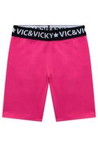 Bermuda Biker Infantil Feminino Vic Vicky 48356