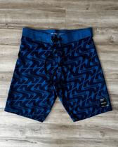 Bermuda Boardshort Tactel Onbongo "N" Azul - Bermuda Boardshort Tactel Onbongo "N" Azul -