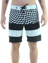 Bermuda Boardshort Vans Era Masculina - Verde Checkboard Bermuda Boardshort Vans Era Masculina - Verde Checkboard