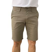 Bermuda Bolso Faca Ogochi Masculina Sarja Bege 3009015 - Bege 46 Bermuda Bolso Faca Ogochi Masculina Sarja Bege 3009015 - Bege 46