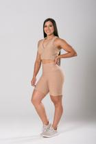 Bermuda Bolso Poly Steep Beje