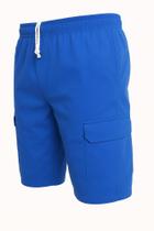 Bermuda Brim 06 Bolsos Cargo 100% Brim Calor Trabalho