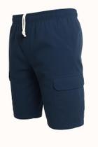 Bermuda Brim 06 Bolsos Cargo 100% Brim Calor Trabalho