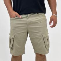 Bermuda Broken Rules Cargo em Sarja Masculina