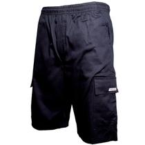 Bermuda Calção Brim Sarja Masculino Elástico Cordão Cargo 5 bolsos Algodão Reforçado Uniforme Bermuda Calção Brim Sarja Masculino Elástico Cordão Cargo 5 bolsos Algodão Reforçado Uniforme