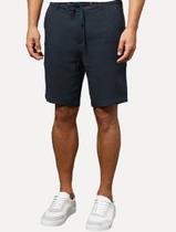 Bermuda Calvin Klein Jeans Masculina Cadarço Linen Azul Marinho Tamanho:40 Bermuda Calvin Klein Jeans Masculina Cadarço Linen Azul Marinho Tamanho:40
