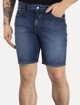 Bermuda Calvin Klein Jeans Masculina Five Pockets Azul Médio