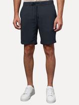 Bermuda Calvin Klein Masculina Essentials Linho Azul Marinho Tamanho Calças:46