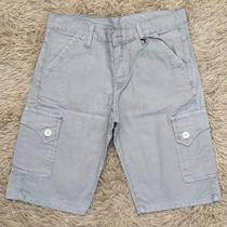 Bermuda cargo cinza masculina