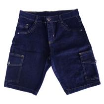 Bermuda Cargo Jeans Masculina Extra Grande Short Plus Size 50 ao 56 Bermuda Cargo Jeans Masculina Extra Grande Short Plus Size 50 ao 56