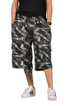 Bermuda Cargo Masculina Camuflada Exercito Táctica Street skate e casual Folgada COR CINZA Bermuda Cargo Masculina Camuflada Exercito Táctica Street skate e casual Folgada COR CINZA
