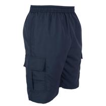 Bermuda Cargo Masculina de Tactel 5 Bolsos Plus SIze