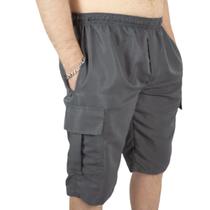 Bermuda Cargo Masculina de Tactel Plus Size