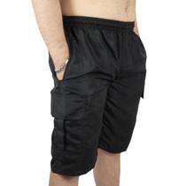 Bermuda Cargo Masculina de Tactel Plus Size