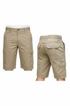 Bermuda Cargo Masculina em Sarja - R Sete - Veste até 56