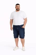 Bermuda Cargo Masculina Plus Size Used - R Sete - Veste até 56