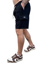 Bermuda Cargo Masculina Sarja Amaciada