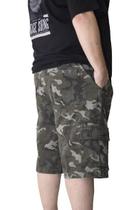 Bermuda Cargo Plus Size Brim Estampadas e Camufladas Cintura de Elástico até (175cm) Ref 996