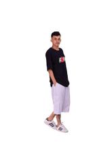 Bermuda Cargo Sarja, skate larga cor branca